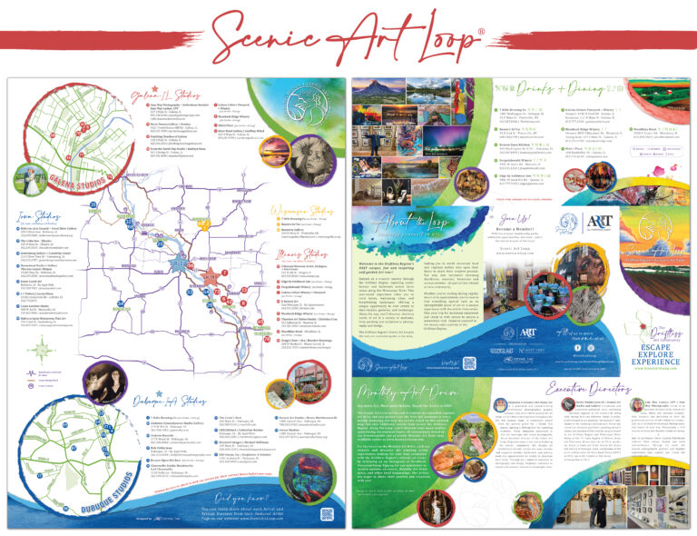 Scenic Art Loop Map - Inside + Outside